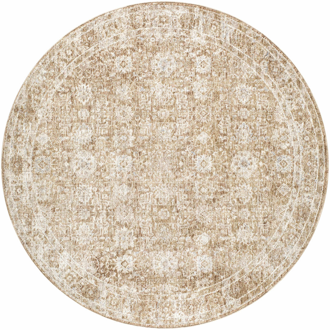 Andres Traditional Camel And Tan Rug