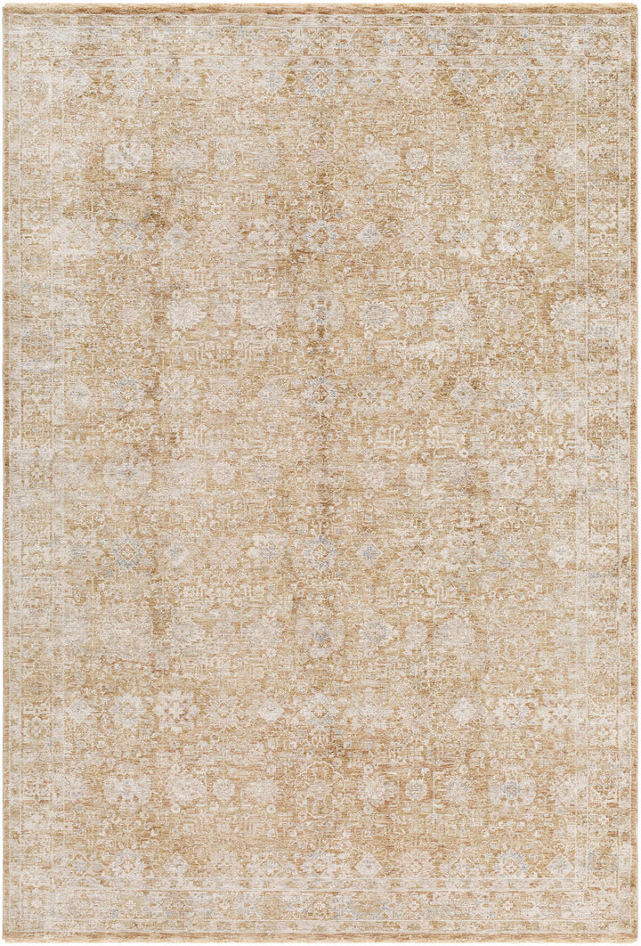 Andres Traditional Camel And Tan Rug