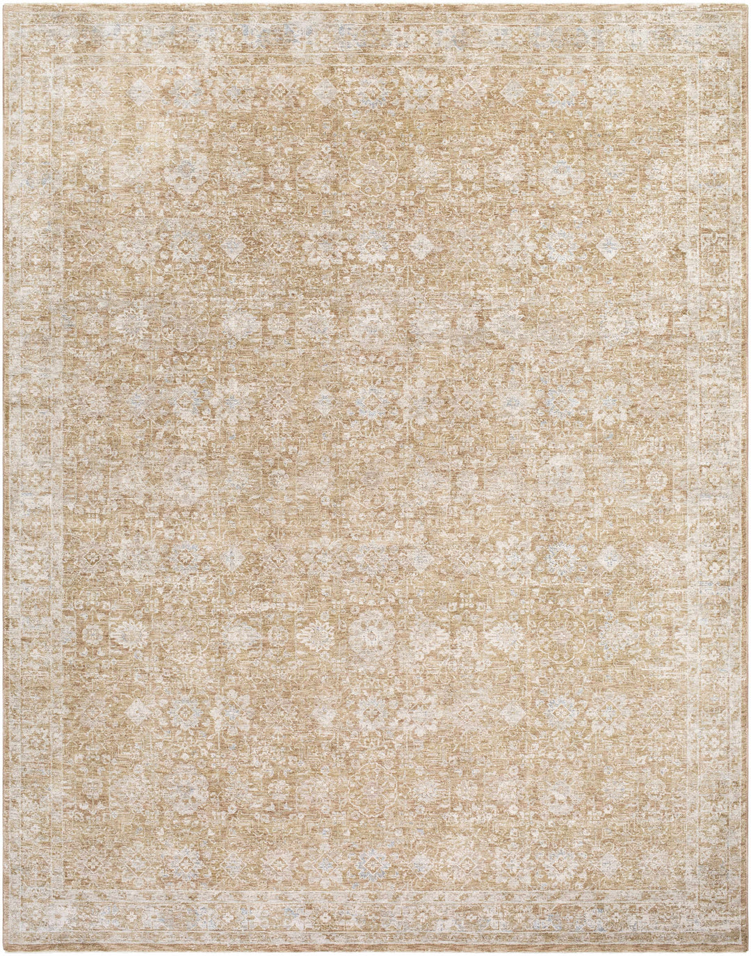 Andres Traditional Camel And Tan Rug