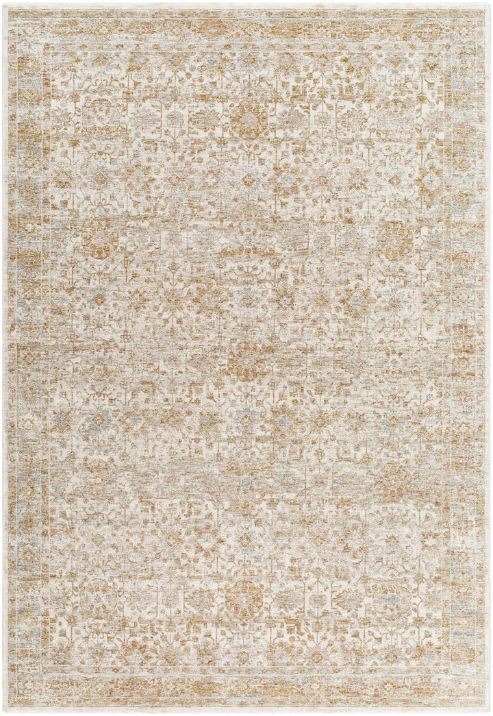 Andres Traditional Beige And Tan Rug