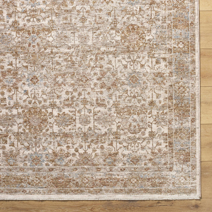 Andres Traditional Beige And Tan Rug