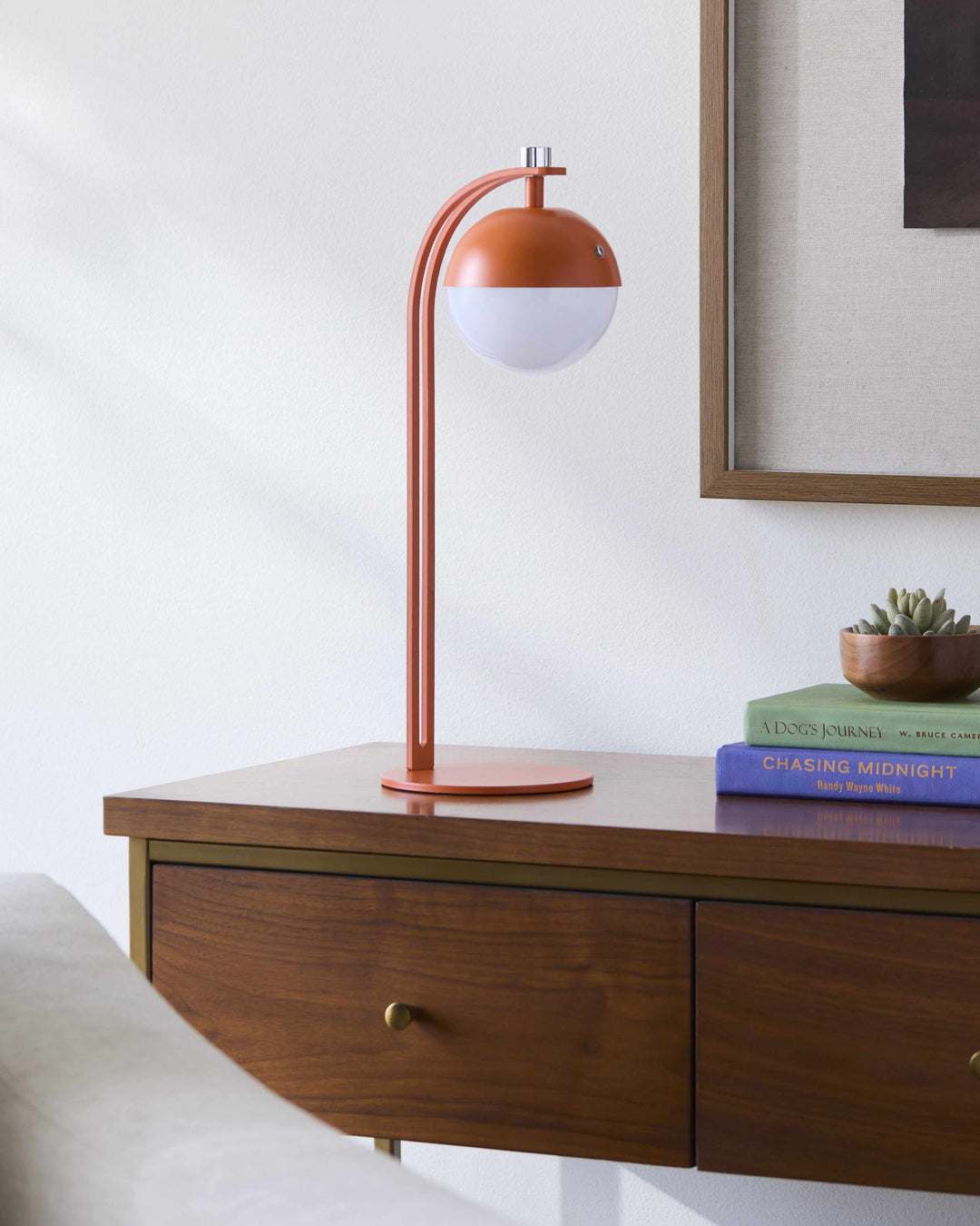 Logovardi Orange Iron Table Lamp | Traditional Accent Lighting