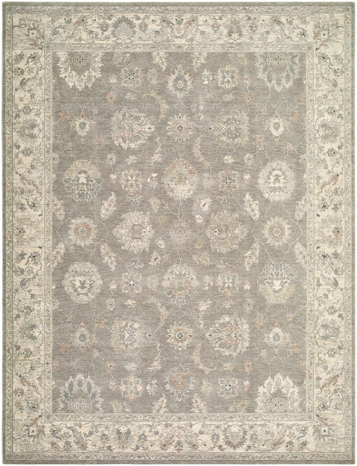 Alinae Traditional Oriental Design Beige And Gray Area Rug