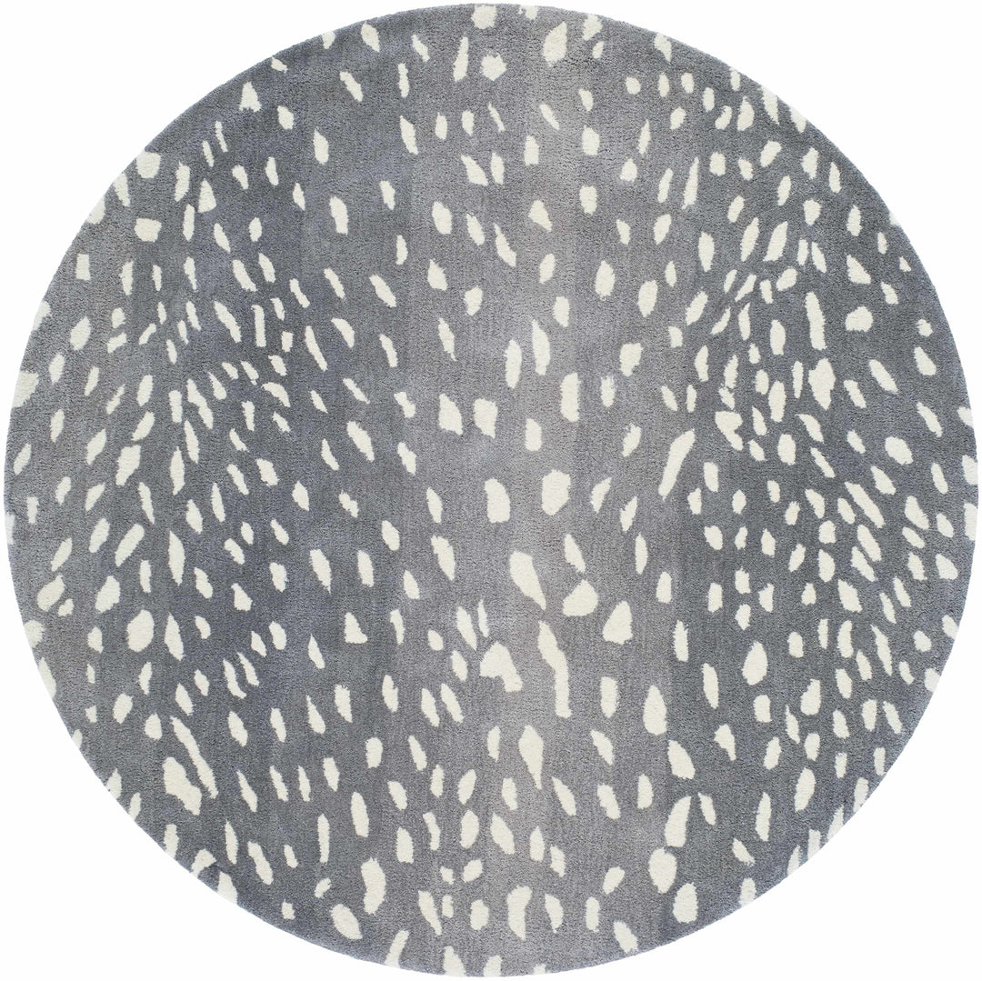 Amberley Gray And Ivory Modern Style Hand Tufted Area Rug