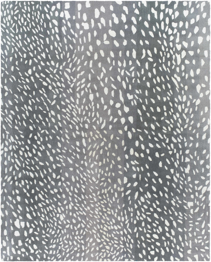 Amberley Gray And Ivory Modern Style Hand Tufted Area Rug