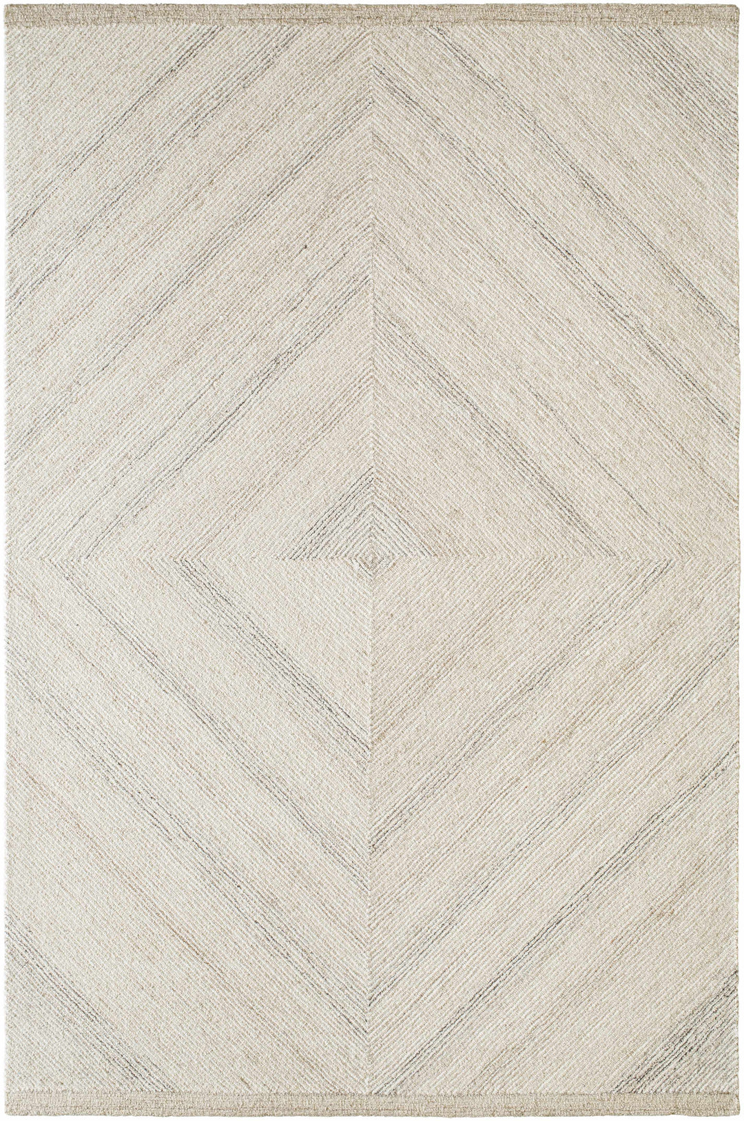 Meryn Modern Style Beige Hand Tufted Wool Area Rug