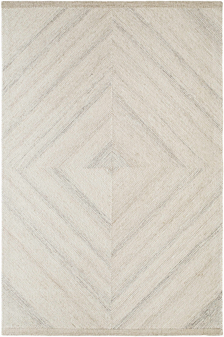 Meryn Modern Style Beige Hand Tufted Wool Area Rug