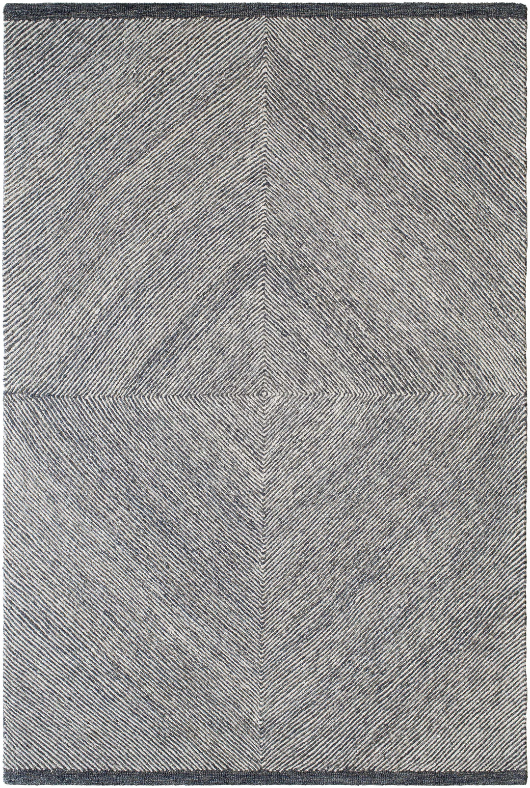 Meryn Contemporary Style Gray Hand Tufted Wool Area Rug