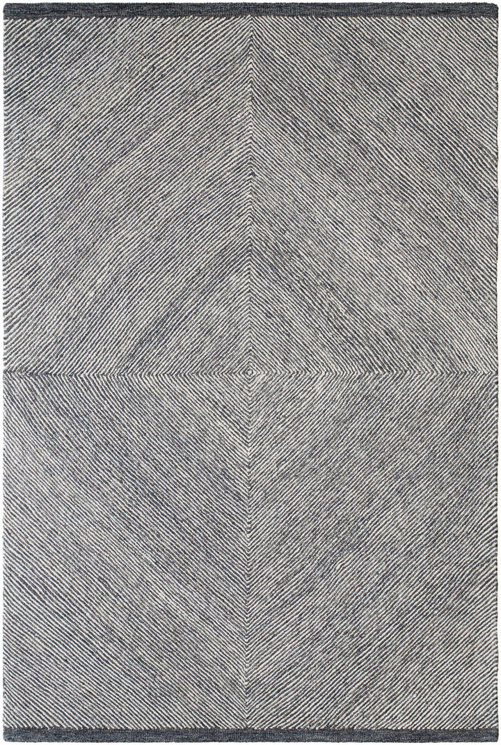 Meryn Contemporary Style Gray Hand Tufted Wool Area Rug