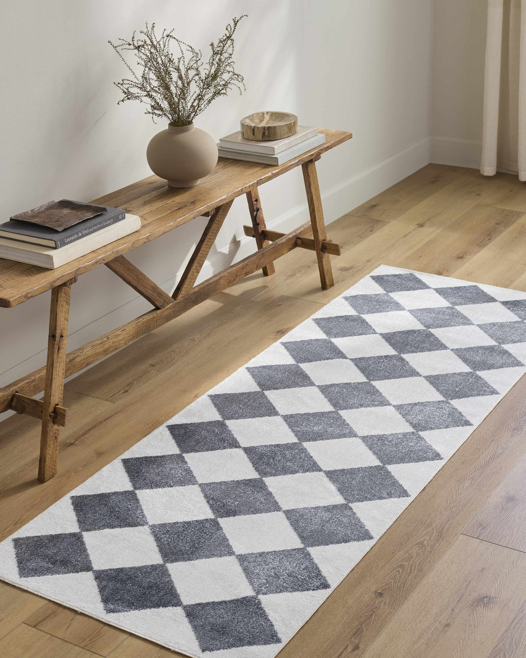 Ulric Modern Geometrical Gray Washable Area Rug