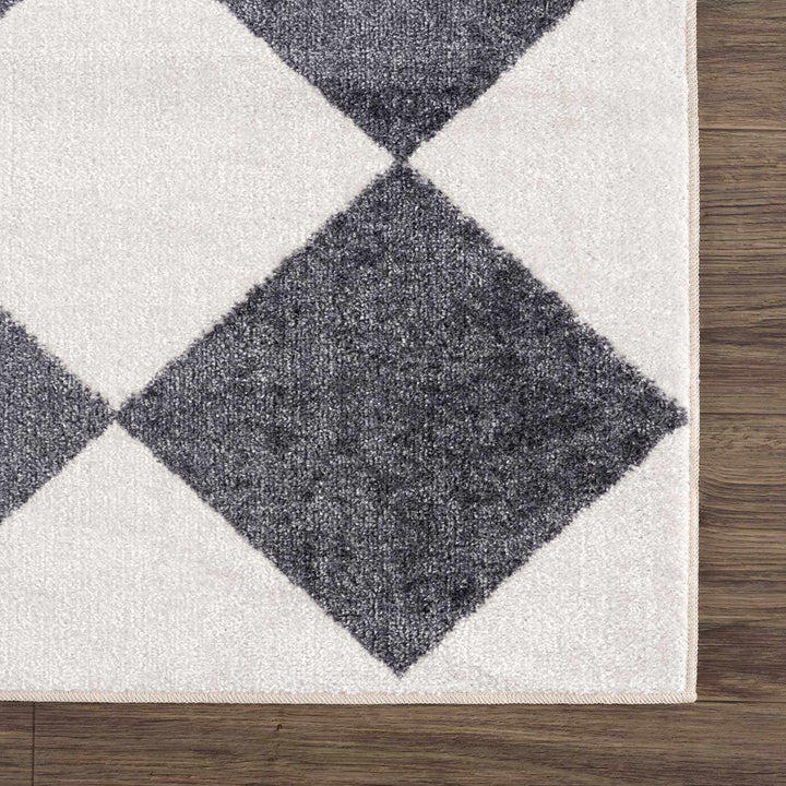 Ulric Modern Geometrical Gray Washable Area Rug