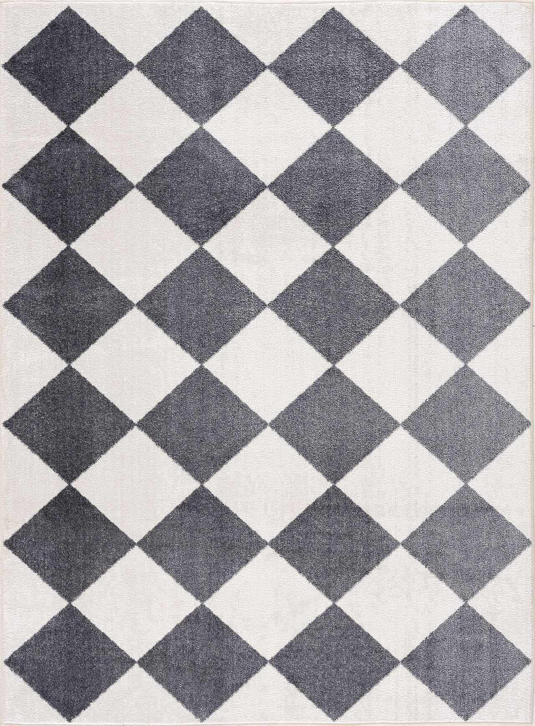 Ulric Modern Geometrical Gray Washable Area Rug