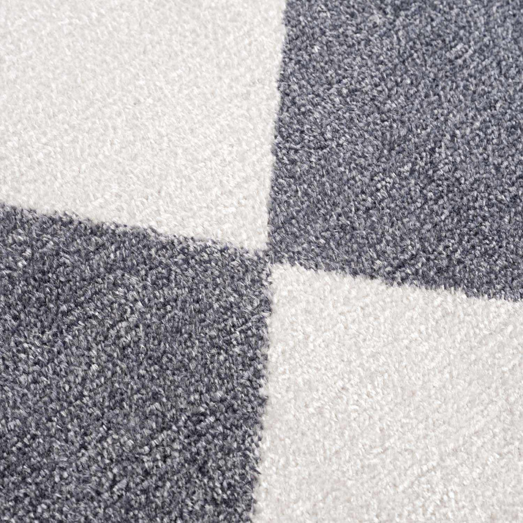Ulric Modern Geometrical Gray Washable Area Rug