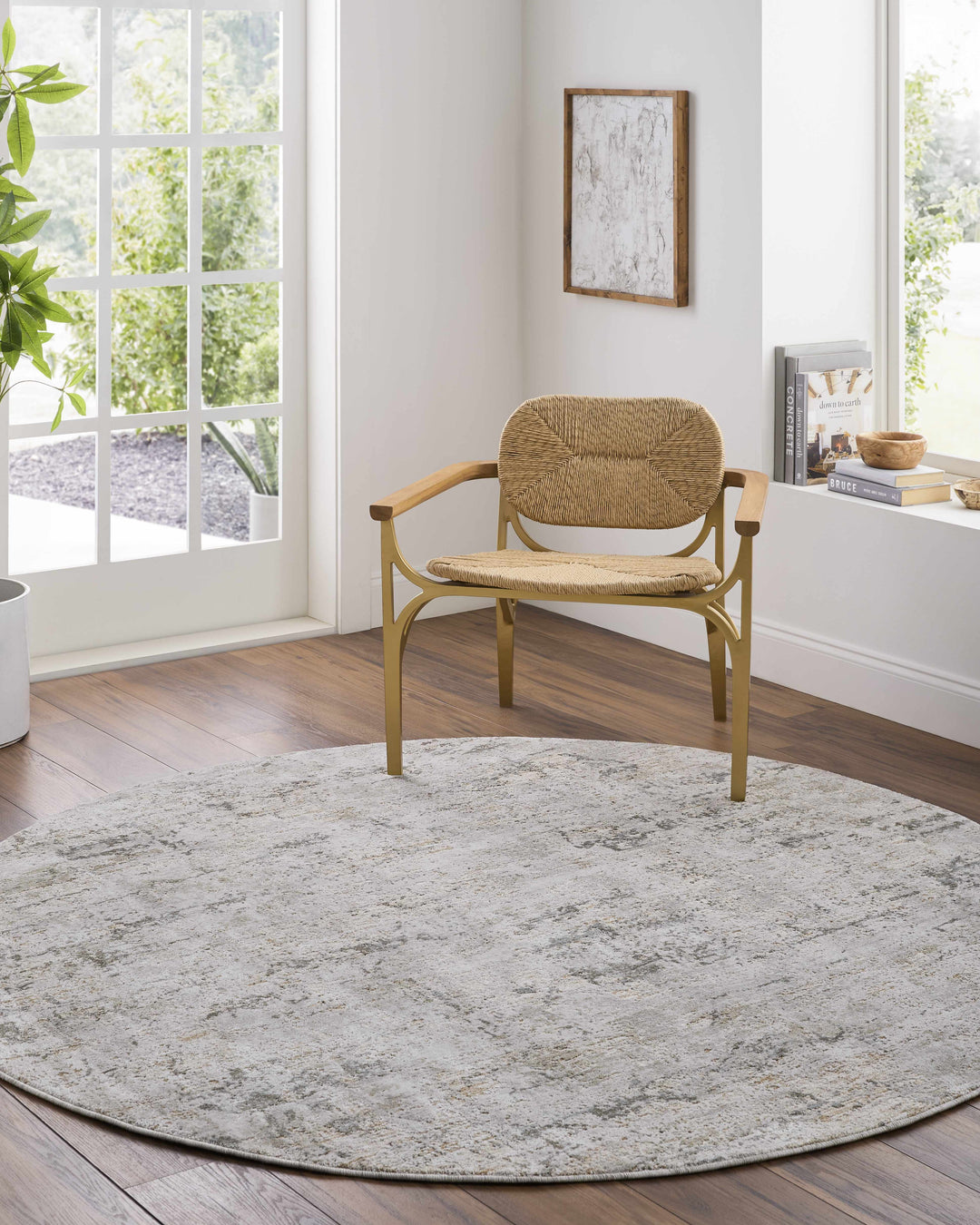 Meral Modern Abstract Design Beige And Gray Area Rug