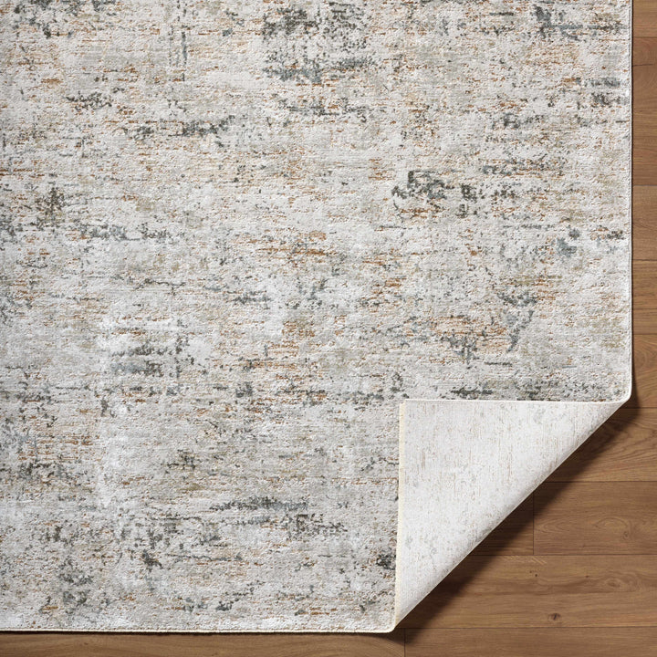 Meral Modern Abstract Design Beige And Gray Area Rug