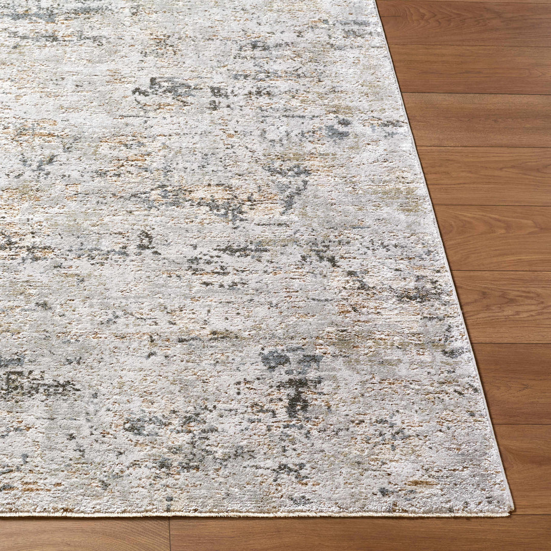 Meral Modern Abstract Design Beige And Gray Area Rug