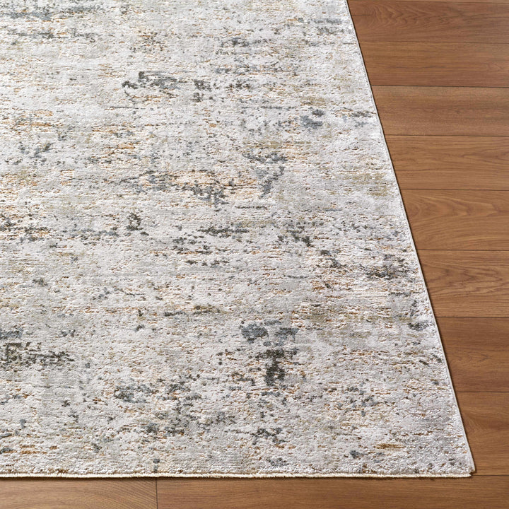 Meral Modern Abstract Design Beige And Gray Area Rug