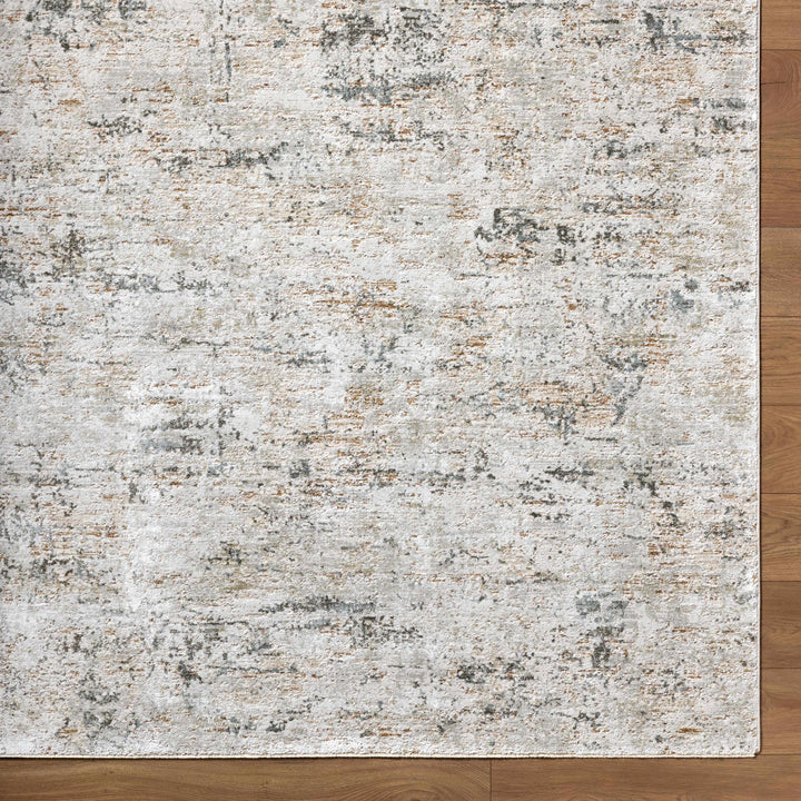 Meral Modern Abstract Design Beige And Gray Area Rug