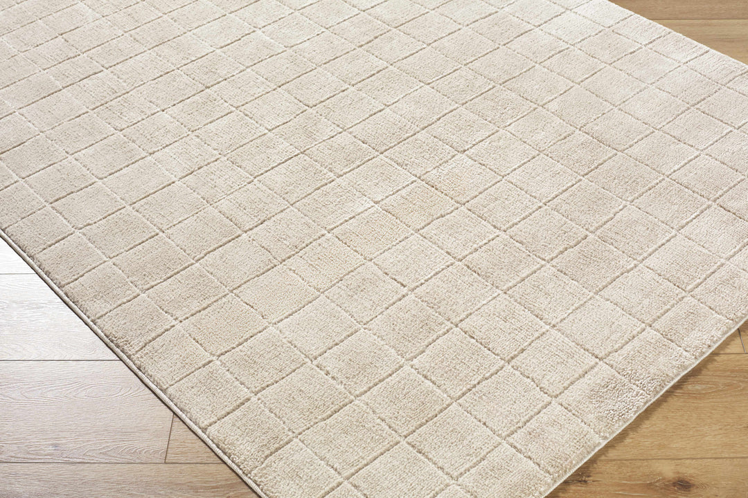 Cascade Modern Geometrical Beige Rug