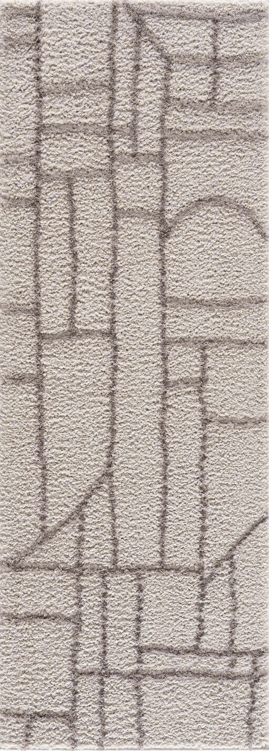 Andia Modern Abstract Design Silver And Gray Area Rug