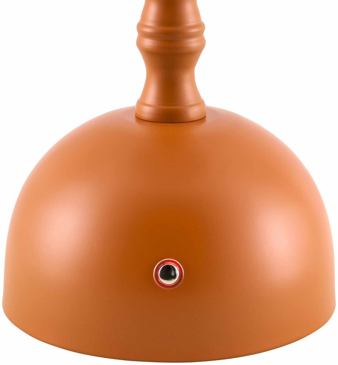 Magdagachi Traditional Orange & White Table Lamp – Iron Base, Metal Shade