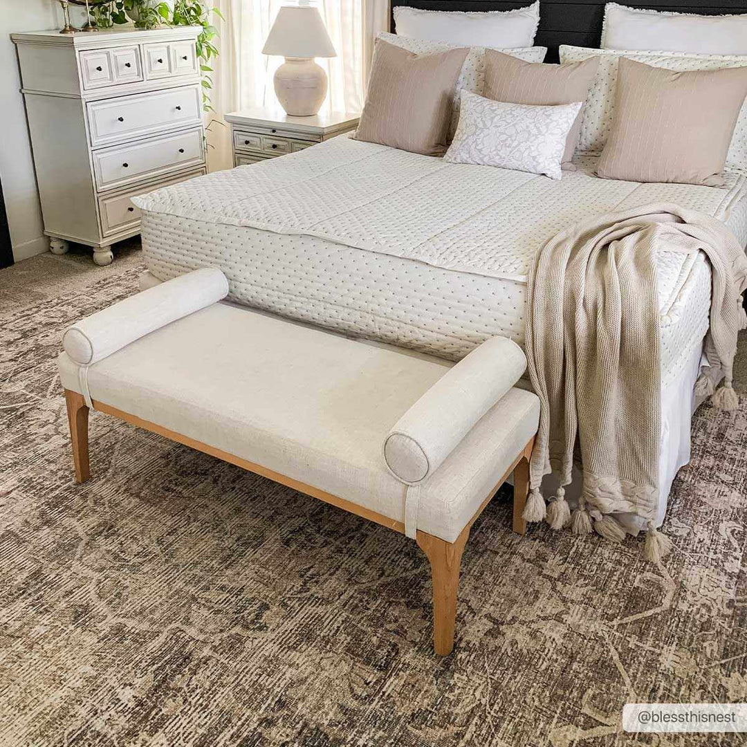 Marlene Traditional Brown And Gray Machine Woven Rug