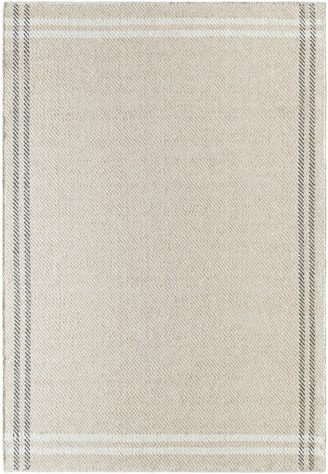 Nimue Modern Style Beige Hand Woven Wool Area Rug