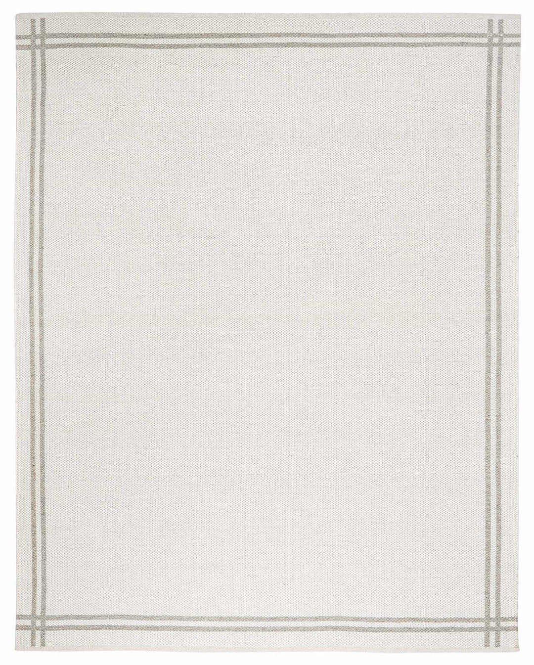 Nimue Ivory Modern Style Hand Woven Wool Area Rug