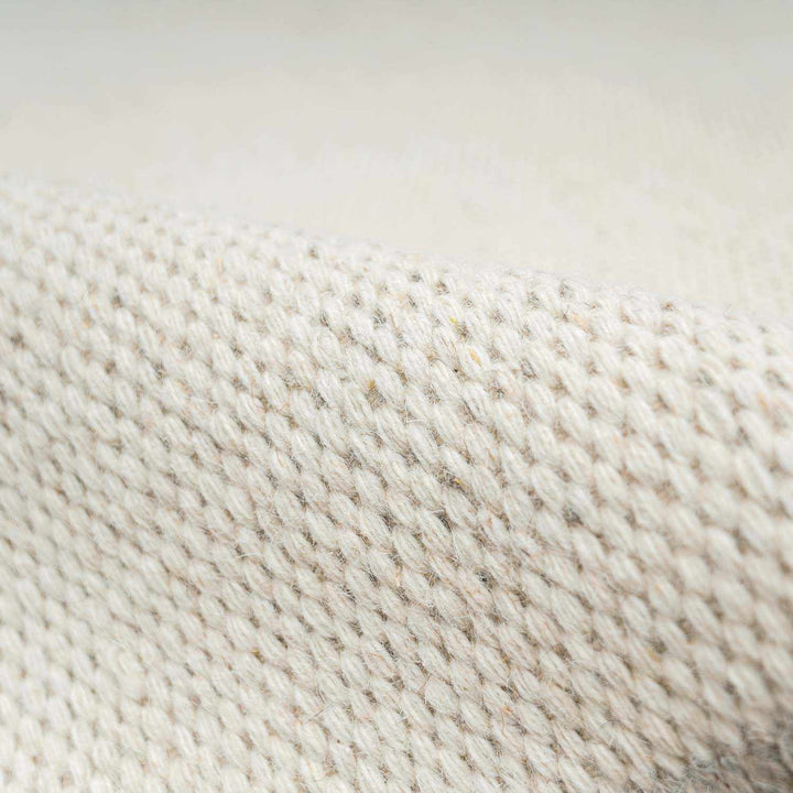 Nimue Ivory Modern Style Hand Woven Wool Area Rug