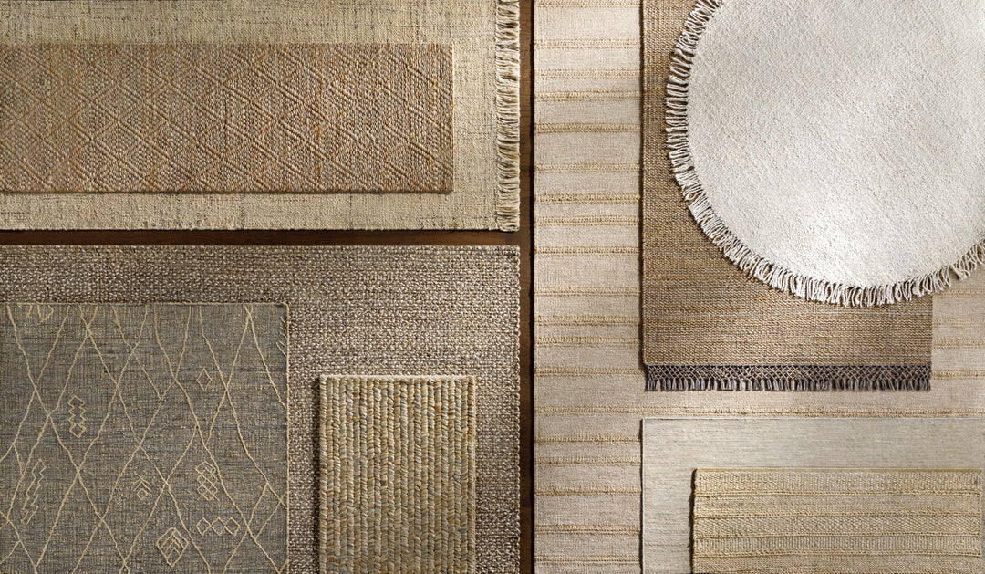 Croft Tan Modern Geometrical Hand Woven Area Rug