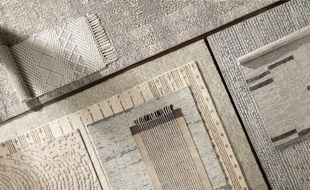 Hantsport Modern Style Ivory And Gray Hand Woven Area Rug