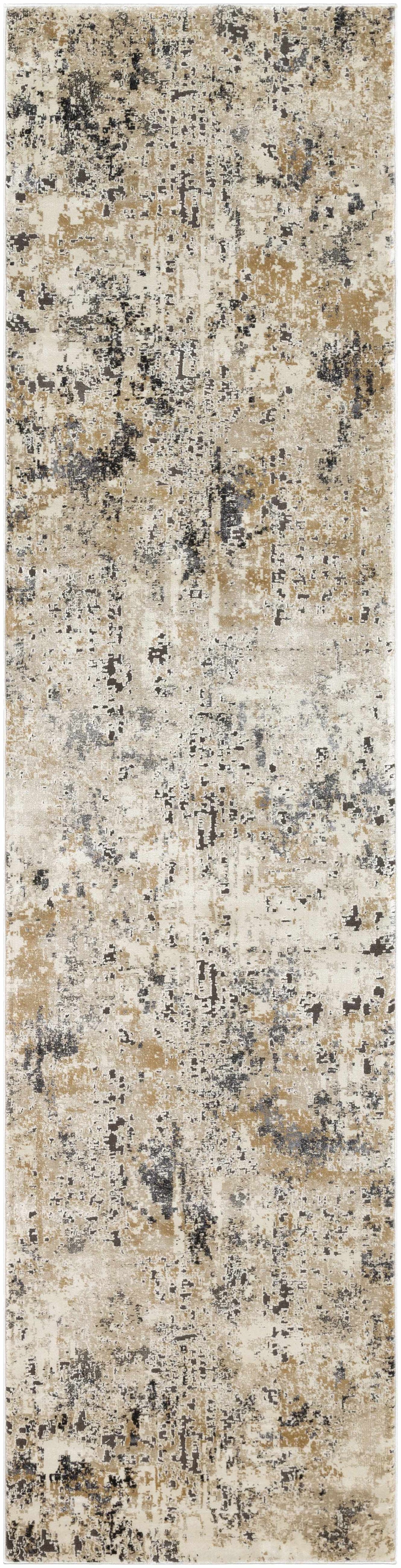 Pewamo Beige Modern Abstract Design Area Rug