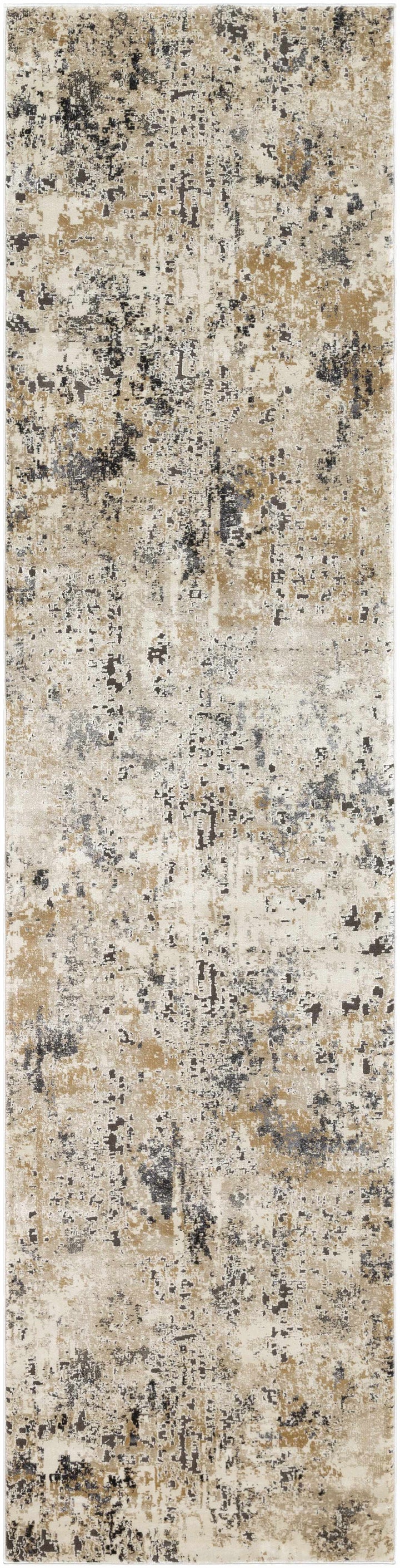 Pewamo Beige Modern Abstract Design Area Rug
