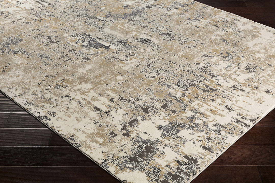Pewamo Beige Modern Abstract Design Area Rug