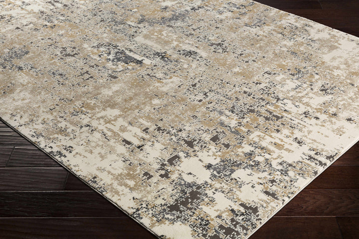 Pewamo Beige Modern Abstract Design Area Rug
