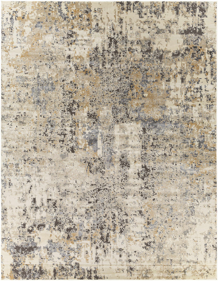 Pewamo Beige Modern Abstract Design Area Rug