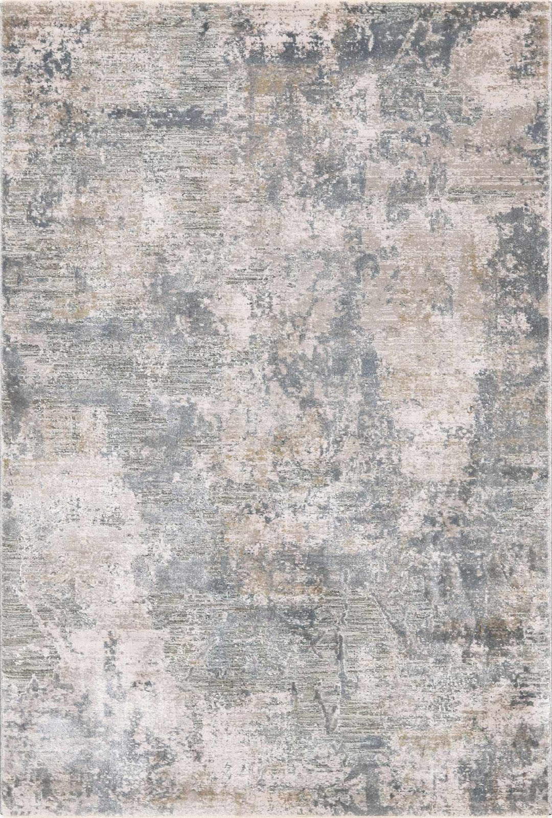 Pialba Modern Abstract Design Gray And Ivory Area Rug