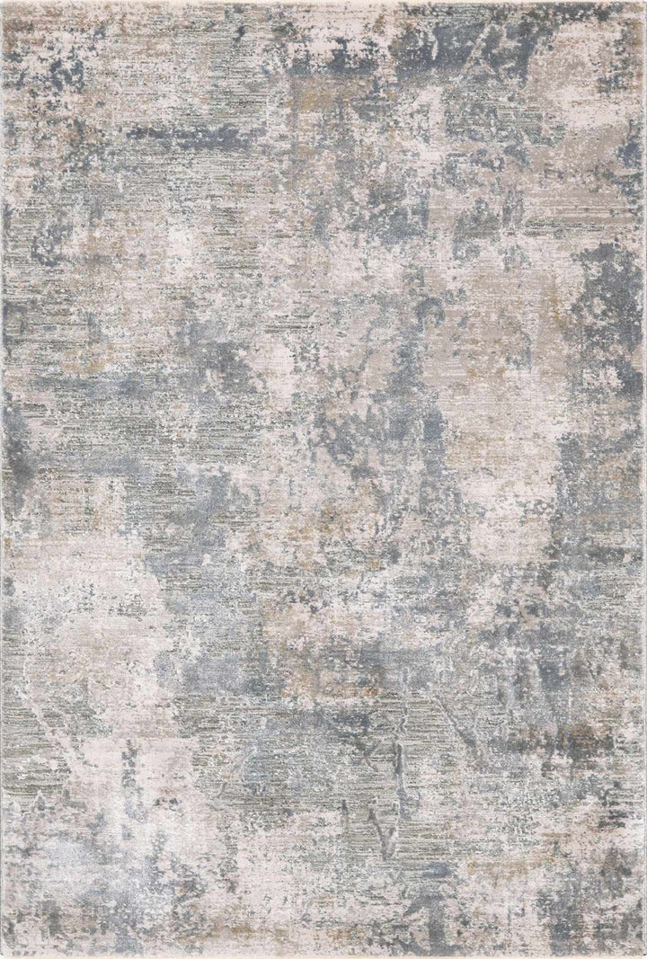 Pialba Modern Abstract Design Gray And Ivory Area Rug