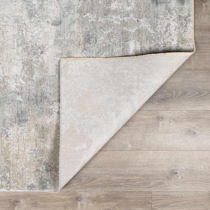 Pialba Modern Abstract Design Gray And Ivory Area Rug