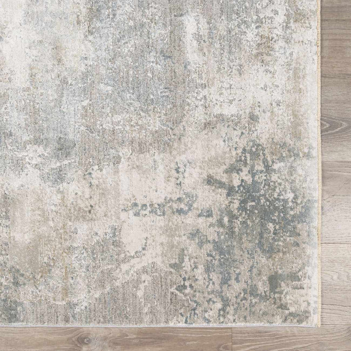 Pialba Modern Abstract Design Gray And Ivory Area Rug