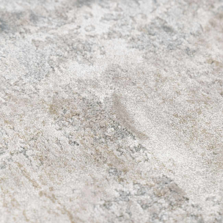 Pialba Modern Abstract Design Gray And Ivory Area Rug