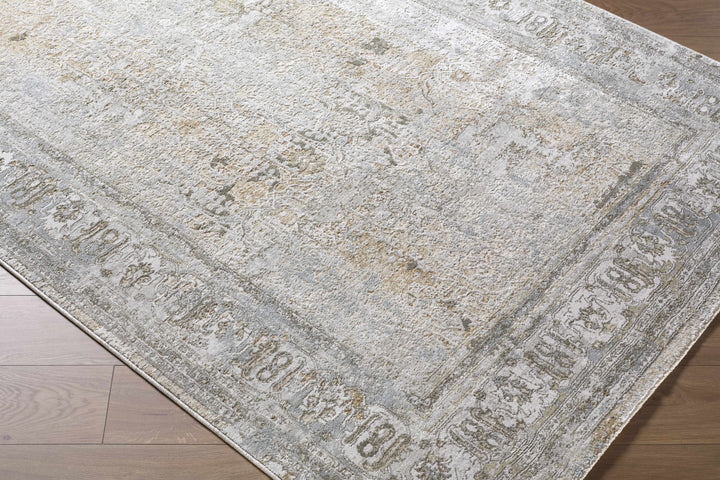 Pryce Traditional Style Beige And Gray Area Rug