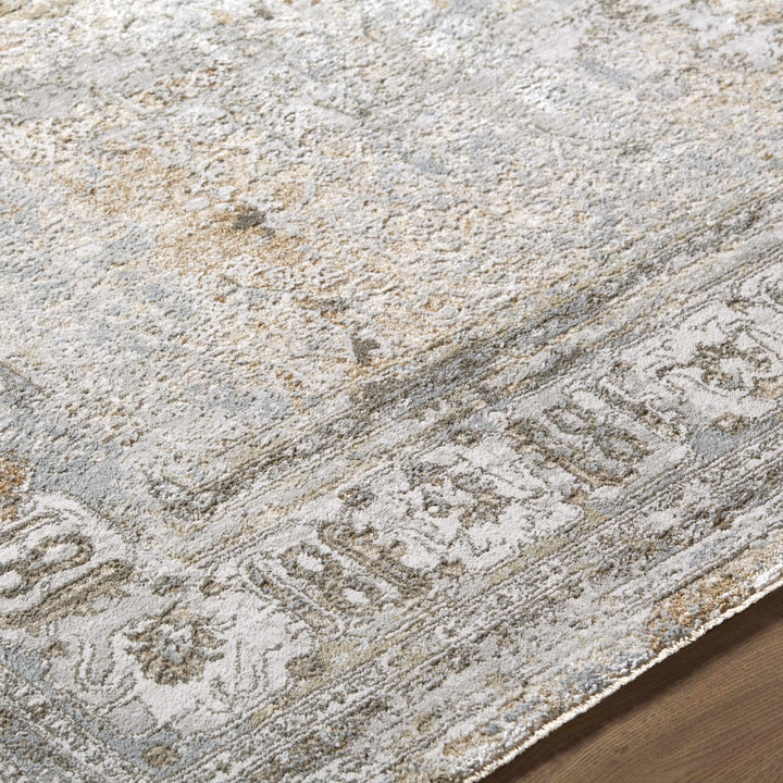 Pryce Traditional Style Beige And Gray Area Rug