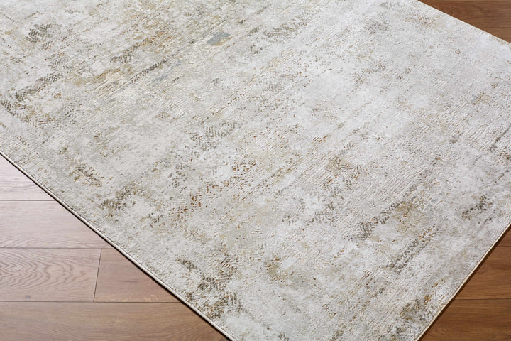 Pixie Modern Abstract Design Ivory And Gray Area Rug