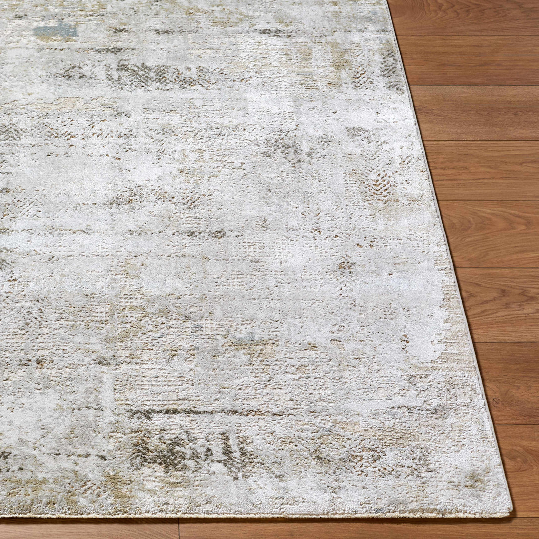 Pixie Modern Abstract Design Ivory And Gray Area Rug