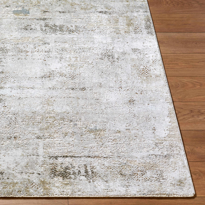 Pixie Modern Abstract Design Ivory And Gray Area Rug