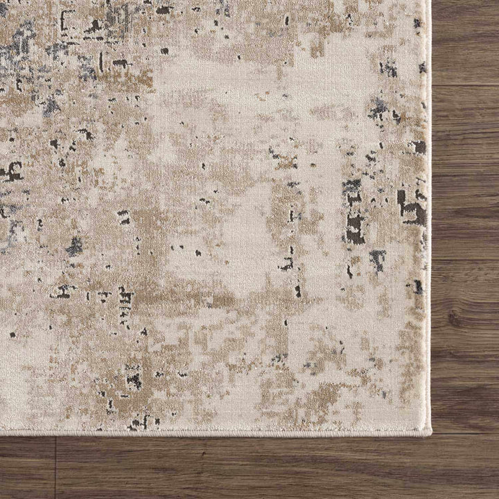 Pewamo Beige Modern Abstract Design Area Rug