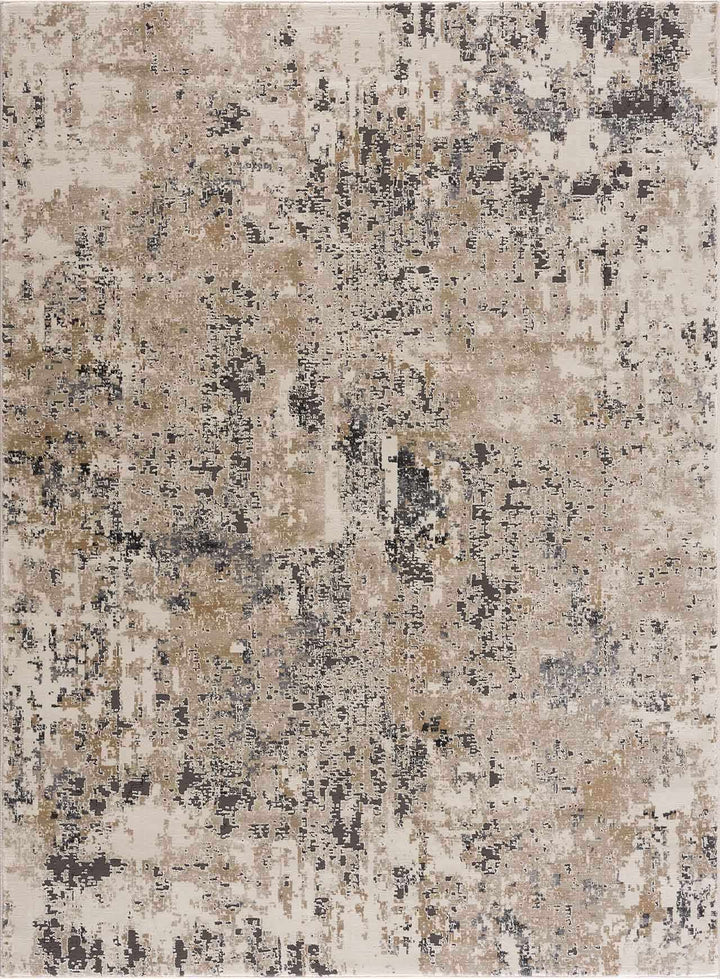 Pewamo Beige Modern Abstract Design Area Rug