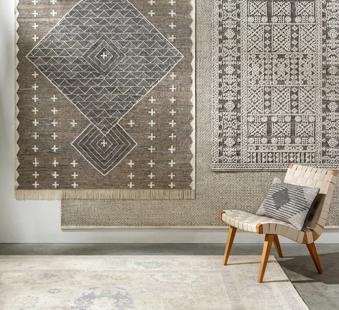 Ware Bohemian Style Gray And Ivory Outdoor Rug