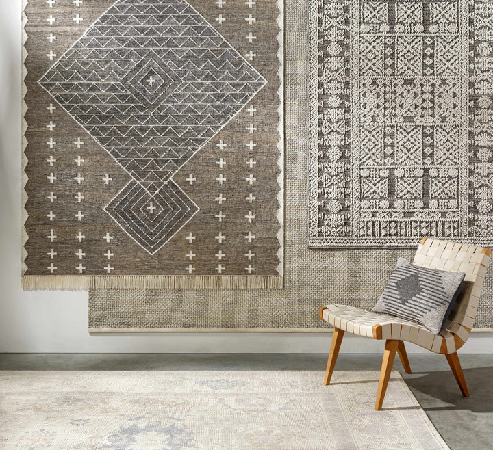Ware Bohemian Style Gray And Ivory Outdoor Rug